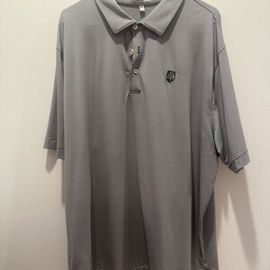 Peter Millar Men's Gray Polo Shirt